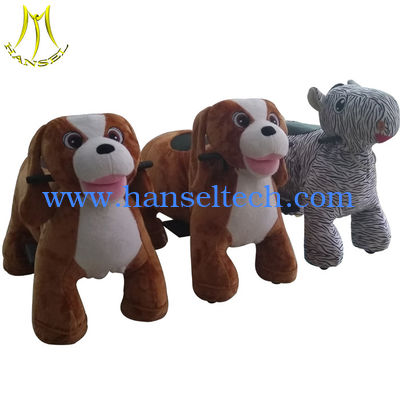 Hansel battery operated plush dog electric scooter ride on toy for kids fournisseur