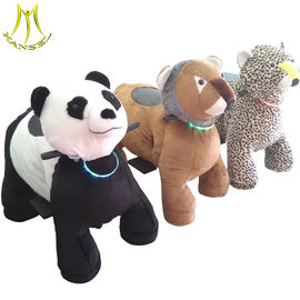Hansel coin operated electric animal walking rides plush unicorn ride for kids fournisseur