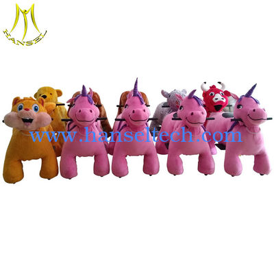 Hansel coin operated kiddies rides battery powered animals ride for game center fournisseur