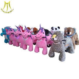 Hansel battery operated animal toys and four wheel electric scooter plush ride fournisseur