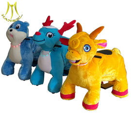 Hansel  children electrical vehicle coin operated ride animal scooters in mall fournisseur