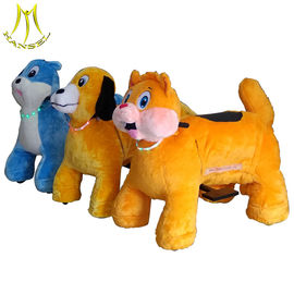 Hansel plush electric stuffed animals adults can ride on animals in shopping mall fournisseur