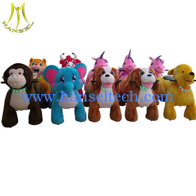 Hansel wholesale animals battery cars electric plush animal toy rides fournisseur