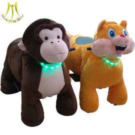 Hansel wholesale electric motorized plush riding animals animal ride for mall fournisseur