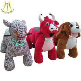 Hansel wholesale electric motorized plush riding animals animal ride for mall fournisseur