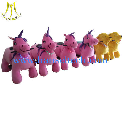 Hansel plush walking animal toy rides electric riding toy animal for mall fournisseur