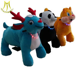 Hansel attraction kids and adults plush animal walking rides for mall fournisseur