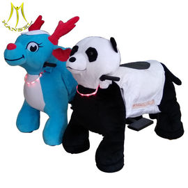 Hansel attraction kids and adults plush animal walking rides for mall fournisseur