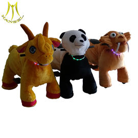 Hansel Guangzhou wholesale walking coin operated motorized plush riding animals fournisseur