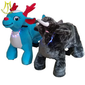 Hansel 	 plush unicorn battery operated ride animals robot ride for children fournisseur