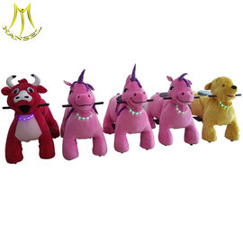 Hansel amusement kiddie horse rides kids ride on animal plush rides fournisseur