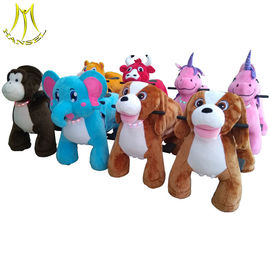 Hansel children electric ride on plush motorized animals for shopping mall fournisseur