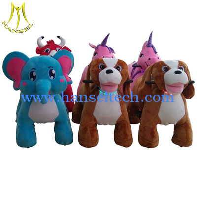 Hansel walking children ride on racing coin operating happy rides on animal fournisseur