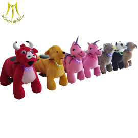 Hansel plush animals rechargable ride on horse toy animals walking rider fournisseur