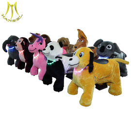 Hansel indoor ride game kids battery coin operated walking animal rides with coins fournisseur