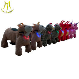 Hansel  ast profits plush animal unicorn battery ride on unicorn electronic ride on fournisseur