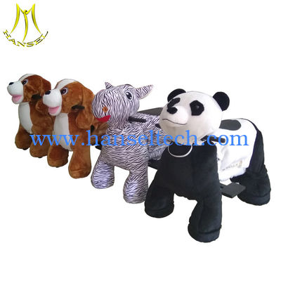 Hansel  plush dog toys rides child animal car electric walking toys for mall fournisseur