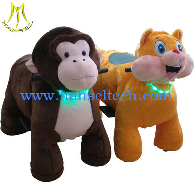 Hansel children's play center fun fair plush electric animal toy cars fournisseur