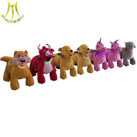Hansel wholesale kids coin operated electric stuffed animal ride fournisseur