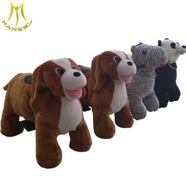 Hansel animal toy rides toy horse on wheels plush animal electric scooter fournisseur