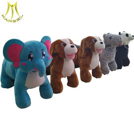 Hansel amusement indoor plush walking animals electric scooter for sale fournisseur