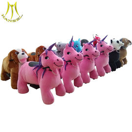 Hansel wholesale plush motorized animal toy rides on zippy riders fournisseur