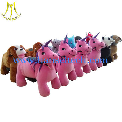 Hansel wholesale outdoor playground game machine children ride on animal car fournisseur