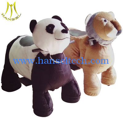 Hansel amusement stuffed rideable walking animal ride coin rides for rental fournisseur