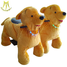 Hansel battery powered lovely plush ride on horse electric animal ride fournisseur