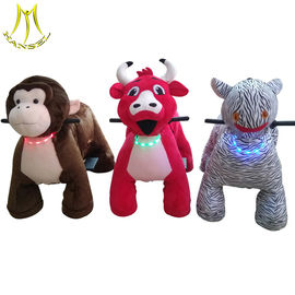 Hansel battery powered lovely plush ride on horse electric animal ride fournisseur