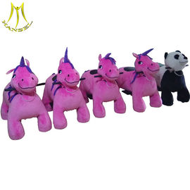 Hansel amusement park indoor coin operated electric ride on animals fournisseur