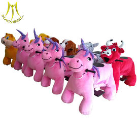 Hansel amusement park indoor coin operated electric ride on animals fournisseur