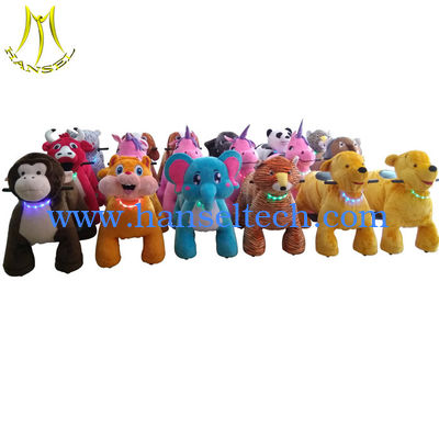Hansel wholesale children go kart amusement rides plush ride on animals fournisseur