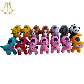 Hansel chilldren pedal car walking motorized plush riding animals for child fournisseur