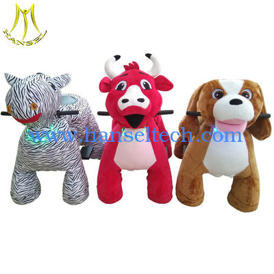Hansel amusement park equipment plush animal horse electric scooter fournisseur