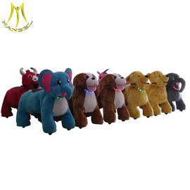 Hansel  children indoor rides games stuffed animal unicorn on wheels fournisseur