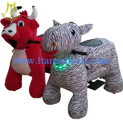Hansel wholesale electric car stuffed coin operated ride on animal toys fournisseur