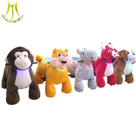 Hansel amusement park children rides electric mountable animal plush ride fournisseur