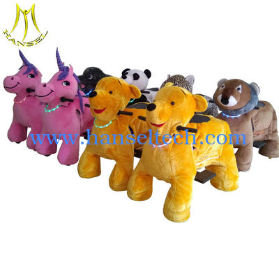 Hansel cheap plush animal design electric kids entertainment ride on car fournisseur