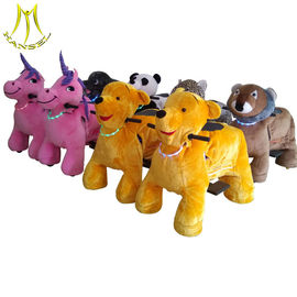 Hansel kids happy rides on animal motorized plush riding animals fournisseur