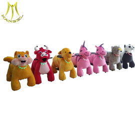 Hansel  rechargeable battery operated coin operated stuffed rides on unicorn motorized plush animal fournisseur