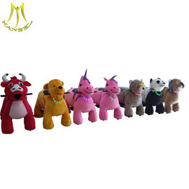 Hansel coin operated kids electric bicycle plush animal toys for birthday party for rent fournisseur