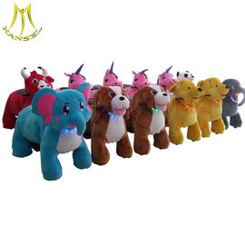 Hansel electrronic animals kids amusement ride on plush toy car fournisseur