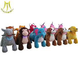 Hansel electrronic animals kids amusement ride on plush toy car fournisseur