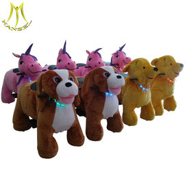 Hansel children coin operated electronic kiddie ride on plush animals fournisseur