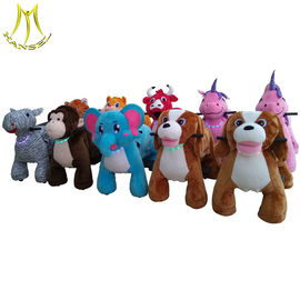Hansel amusement park kids walking car plush animal electric scooter fournisseur