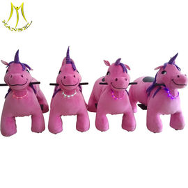 Hansel wholesale battery operated kiddieride on plush electric animal cars fournisseur