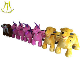 Hansel wholesale battery operated kiddieride on plush electric animal cars fournisseur