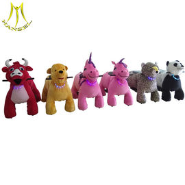 Hansel children rides mall ride on toys plush electric animal scooters fournisseur
