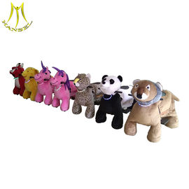 Hansel   2018 ride for kids plush stuffed electric battery operated ride animals on wheels fournisseur